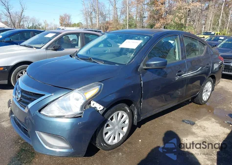 2017 Nissan Versa 1.6 S+ из США, поврежденный, VIN 3N1CN7AP8HL817236